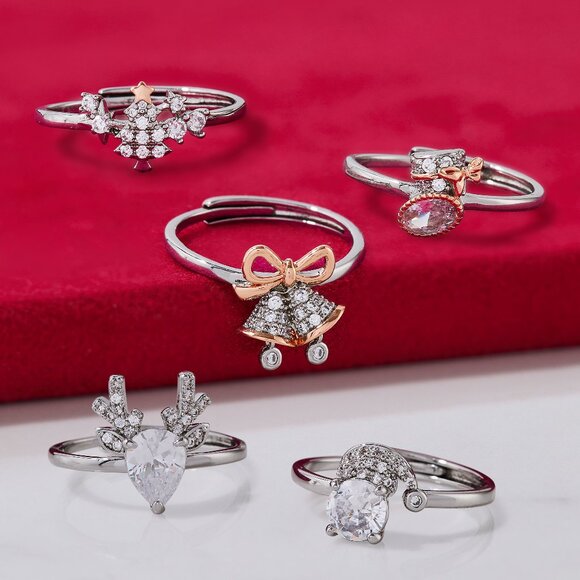 Christmas Bells ring, adjustable band, Charmed Aroma Cookies for Santa - Picture 2 of 6